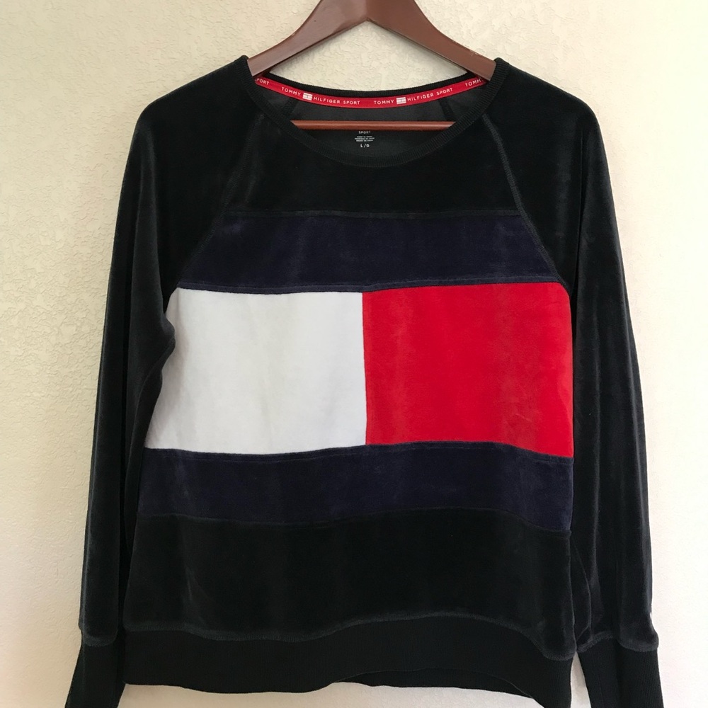 Tommy Hilfiger Blue and Red Jacket